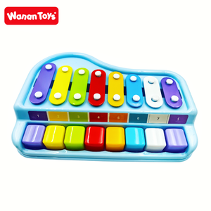 Usine directe <span class=keywords><strong>personnalisable</strong></span> 8 échelle Piano classique Xylophone enfant en plastique bébé jouet Mini Instrument de musique fabricant de bruit - Product Image 2