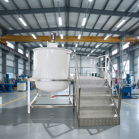 Réservoir de mélange en PP de 500L, 1000L, 1500L, 2000L, 3000L, réacteur chimique liquide en polypropylène, machine de mélange pour nettoyant pour toilettes