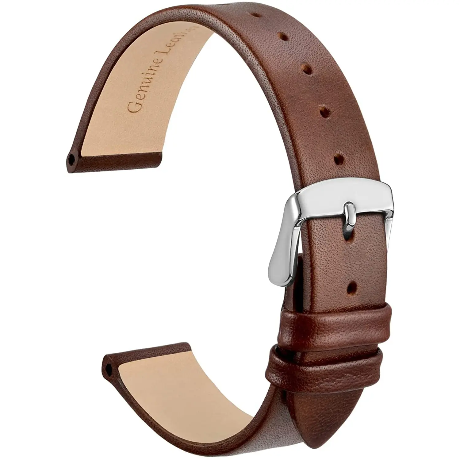 Elegante benutzer definierte Uhren armbänder Charm Luxus-Ersatz bänder aus echtem Leder für Männer und Frauen