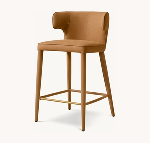 Gran oferta, juego de comedor con Base de Metal forjado a mano para interiores, banquete de Hotel, comedor, ala Nicola, taburete de Bar y Mostrador de cuero vegano - Product Image 3