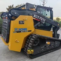 Chargeuse compacte XC7-TV12 d'occasion avec moteur Weichai et pompe, capacité de 12 tonnes, prête pour les travaux de génie civil