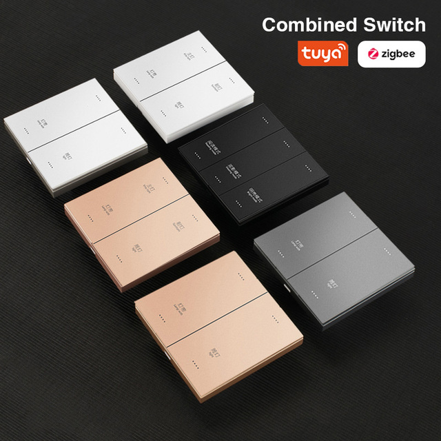 Zigbee Smart Touch Switch 10A for App/Voice Dual Control Waterproof IP66 Timing Scene Linkage Smart Home Automation