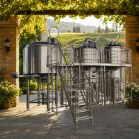 Équipement complet de brassage de bière de 3000 L avec cuve sous pression et moteur, système de brasserie clé en main facile à utiliser