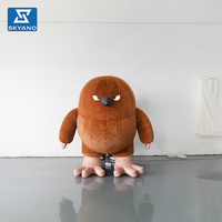 Modèle d'oiseau gonflable géant personnalisé en peluche pour publicité extérieure, événements et décoration, accessoire de présentation gonflable