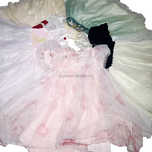 C06 Robes en Mousseline <span class=keywords><strong>pour</strong></span> Filles d'Occasion Douces et Légères Vente en Gros par Balles Vêtements Usagés <span class=keywords><strong>pour</strong></span> Enfants en Gros - Product Image 4