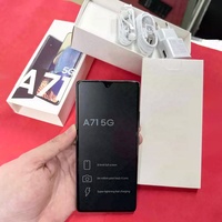 Smartphone A71 5G en gros, téléphone portable Android débloqué, original A10 A20 A12 A50 A70, version américaine, téléphones mobiles