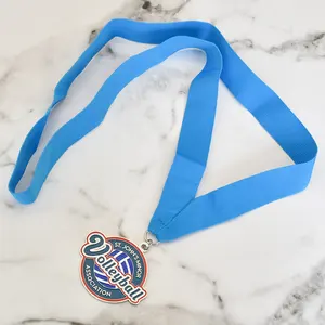 Médaille d'honneur en alliage de zinc de finisseur de course de taekwondo 3d personnalisé souvenir de sport en gros