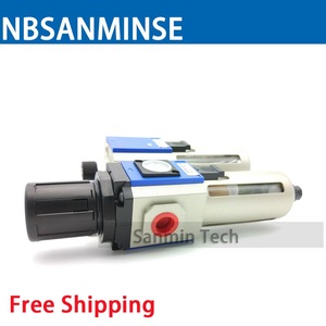 Unidad de Tratamiento de Aire NBSANMINSE GFC200 06 G18 GFC200 08 G14, Filtro, Regulador, Lubricador, Piezas Neumáticas - Product Image 3