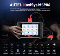 Outil de diagnostic automobile AUTEL MaxiSys MS906, scanner OBD2, automobile, pour le codage des clés, testeur ECU OBD 2, programmeur de clés, service TPMS