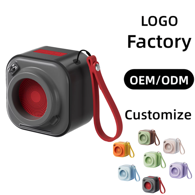 A132 Customizable Factory Mini Retro Camera Wireless Speaker Heavy Bass With Lanyard Desktop Riding Indoor Outdoor Use