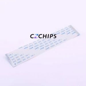 HX FFC-0.5-40P-100mm FFC Cable (Flexible Flat Cable) P=0.5mm Connector 40P 0.5mm 0.3mm Non-Inverting - Product Image 1