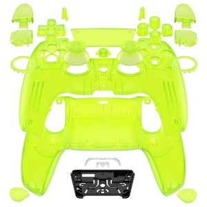 Custom Clear Replacement Full Set Shells for <b>PS5</b> <b>Controller</b> BDM-030/040/050 - Transparent Front Back Shell Housing with Buttons - Product Image 1