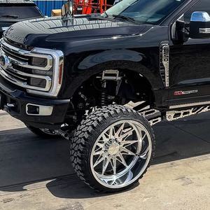 Jantes forgées tout-terrain pour camion 4x4 <span class=keywords><strong>6x6</strong></span> 22x12 24x14 26x14 26x16 5x127 5x139.7 6x135 6x139.7 8x165.1 8x170 8x180 Isuzu MU-X D-Max - Product Image 1