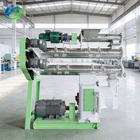LUODATE Nueva Máquina Eléctrica para Granulación de Alimentos para Animales de 9-17T/H, Máquina Automática para la Elaboración de Alimentos para Aves de Corral y Ganado, Uso Comercial