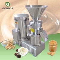 Mini moulin colloïdal commercial pour cacahuètes, fèves de cacao et arachides, machine à beurre d'amande pour le Kenya