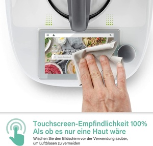 Protecteur d'écran de réservoir compatible avec le thermomixeur Vor-werk TM6 Scratch Durable, Clear Touch Function Protective Film Hybrid - Product Image 3