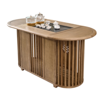 Tabouret de bar moderne en bois de frêne T2235 avec base en bois massif, hauteur réglable pour salle à manger, salon, bar à domicile