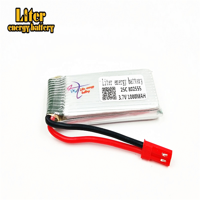 802555 3,7 V 1000mAh Lipo батарея 25C вертолет H12C F181 F187 F163 высокая выносливость Высокая точность низкое напряжение Защитная плата