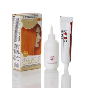 Wholesale price of factory suppliers for fashionable golden yellow hair salons using quick hair color cream