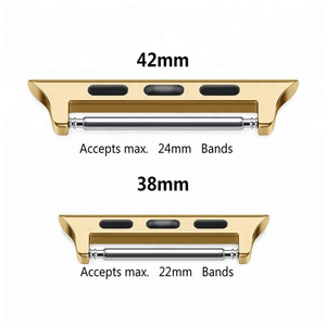 Conector de barra de resorte de acero inoxidable 316L Keepwin para correa de Apple IWatch 9 8 7 6 5 4 3 2 <span class=keywords><strong>1</strong></span> SE Ultra 38/40/<span class=keywords><strong>41</strong></span> 42/44/45 49MM - Product Image 2