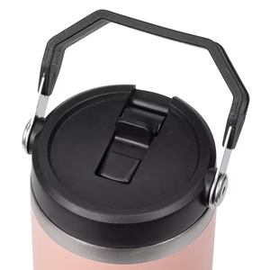 Custom Logo Portable 20oz 25oz 30oz Outdoor Travel Tumbler Stainless Steel Vacuum Insulated Tumbler <b>with</b> Lid <b>Straw</b> Handle - Product Image 3