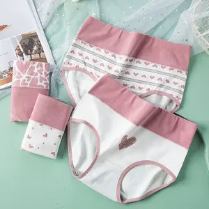 Трусики женские бесшовные с высокой талией и принтом - Product Image 4