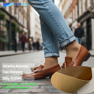 جلد صناعي عالي الجودة قابل للتخصيص مضاد للشيخوخة لمدة 5 سنوات بملمس جلدي قوي لأحذية الرجال/النساء - Product Image 1