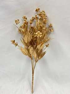 Ramas de Ciprés Artificiales con Purpurina Dorada, Purpurina con Polvo, Aerosol de Eucalipto <span class=keywords><strong>para</strong></span> Decoración Navideña - Product Image 6