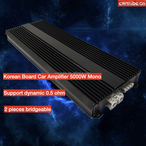 Korea Board 0.5 Ohm 5000W Car SPL Subwoofer Amplifier RMS 3000W 1 Ohm <strong>Half</strong> <strong>Bridge</strong> Strong Bass <strong>Class</strong> <strong>D</strong> Car Amplifier Monoblock