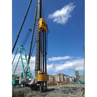 Tres eje hidráulico superior martillo roca soilmec plataforma taladro rotativo plataforma de perforación para JZB240 maquina de penetrar