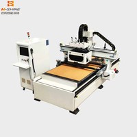 Machine de fraisage CNC industrielle pour le travail du bois MS4-1328, conception à quatre procédés, graveur et découpeur CNC haute précision pour l'artisanat du bois