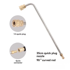 Vente en gros de pistolets à eau haute pression pour lavage de voiture par les fabricants, raccord rapide 1/4, angle droit, rallonge de 90 degrés - Product Image 2