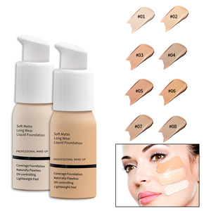 OBM OEM Base de Teint Hydratante Teintée Sans Huile Couvrance Totale, Fond de Teint Liquide <span class=keywords><strong>Crème</strong></span> Maquillage Waterproof avec Propriétés Hydratantes - Product Image 1