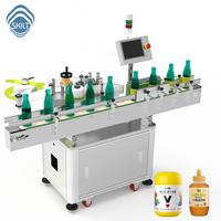 Aplicador Automático de Etiquetas Redondas para Botellas de Alta Velocidad para Salsa de Soya, Jugo, Aceite |   Máquina Etiquetadora Envolvente SKILT