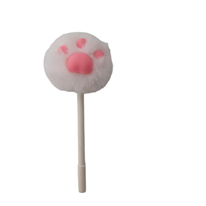 Dễ Thương Kawaii cô gái-trái tim vui vẻ Mèo Paw lông bút bi giá thấp bán buôn trẻ em của văn phòng phẩm - Product Image 4