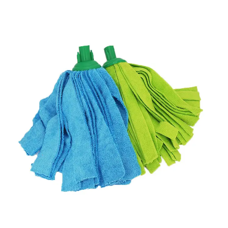 Cloth Mop Heads Refill Washable Microfiber Kentucky Terry Strips Cloth Mop Replacement Heads Refill Cleaning Supplies