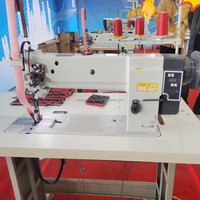 Machine à coudre industrielle pour la fabrication de canapés et sacs en cuir à point noué, moteur 220V comme composant central