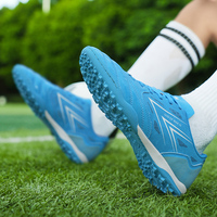 SAIFEINU bottes de football respirantes crampons de football de niveau professionnel chaussures de football d'entraînement rembourrées
