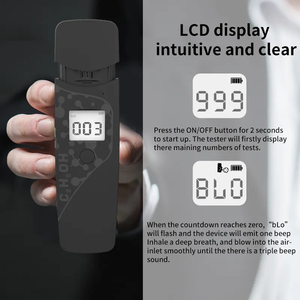 Detector de Álcool Sem Contato Min, Testador de Álcool para Teste de Hálito ao Dirigir - Product Image 3