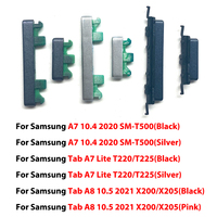 Botón Lateral de Encendido/Apagado y Volumen de Plástico Externo para Samsung Galaxy Tab T500 T220 T225 T510 T515 X200 P610 T860 T865 T730, Repuestos para Teléfono
