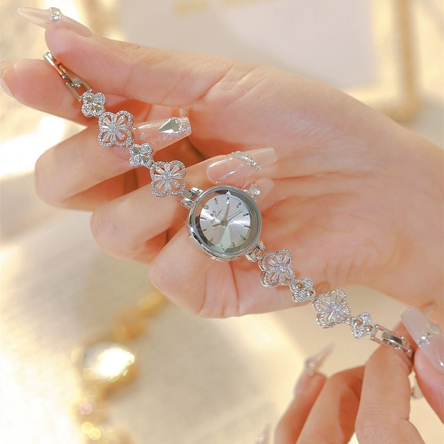 BS Bee Sister 1676 FA1676 Four Leaf Clover Ladies Quartz Watches Luxury Women Wristwatches for Girls Gift Montre Femme Relojes