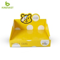Mini comptoir de table personnalisé jouets en peluche unité de présentation carton boîte de présentation de jouets en peluche de comptoir au détail personnalisé