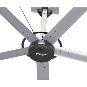 Ventilateur de plafond industriel électrique Apogee 7,3 m, moteur DC, télécommande, économie d'énergie, pour usine et entrepôt - Product Image 3