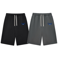 YKH 350GSM Pantalones recortados de tela de lana suelta cálida de alta calidad Pantalones de chándal gruesos rectos con logotipo personalizado Pantalones de otoño e invierno