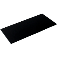 Panneau de panneau en acrylique PMMA, en perspex, noir mat/mat, brillant, réfléchissant, personnalisé, noir, opaque ou givré