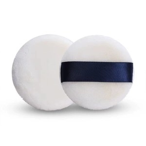Meilleure vente Fond de teint flocage personnalisé coton velours bouffée coussin d'air cosmétique poudre libre moelleux ruban cosmétique bouffées - Product Image 1