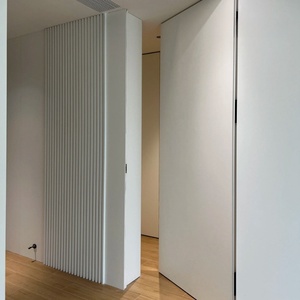Porta invisibile <span class=keywords><strong>in</strong></span> <span class=keywords><strong>legno</strong></span> invisibile cornice <span class=keywords><strong>in</strong></span> alluminio moderna camera da letto interna porta piatta senza cornice - Product Image 3