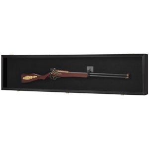 Vitrine murale en <span class=keywords><strong>bois</strong></span> verrouillable avec doublure intérieure pour modèles réduits, objets de collection et souvenirs - Product Image 1