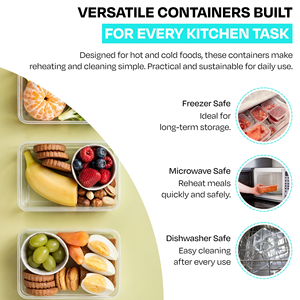 NOVISON Transparent Rectangular Microwave Bpa Free Disposable with Lid 500ml 650ml 750ml 1000ml Food <b>Container</b> - Product Image 3
