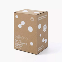 Boîtes cadeaux en carton ondulé en gros petit emballage cosmétique en carton blanc pliant logo personnalisé pour gaufrage de supermarché d'exposition